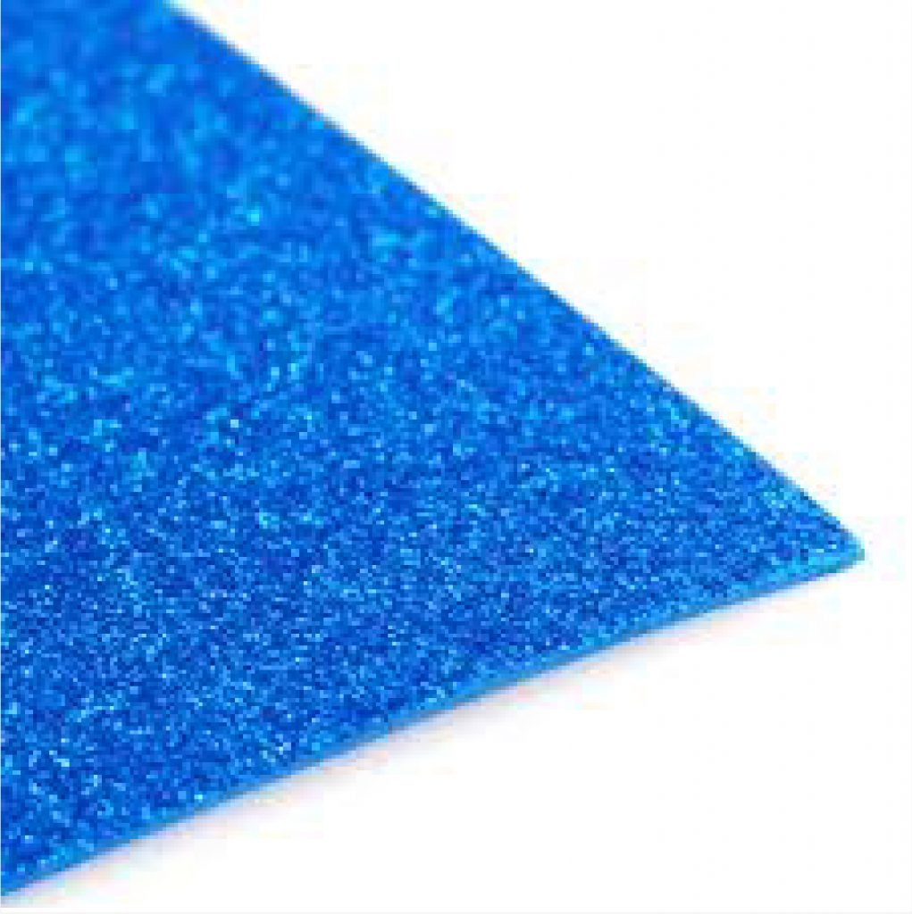 Glittered Eva Foam Board (Papier Mousse) 50*70cm اسفنج برق