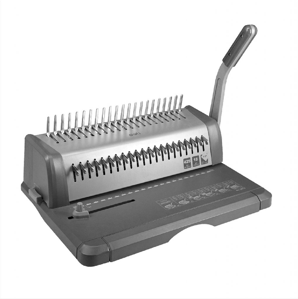 Deli Plastic Comb Binding Machine 3873 / Max Punch 18sh / Max Bind 425sh