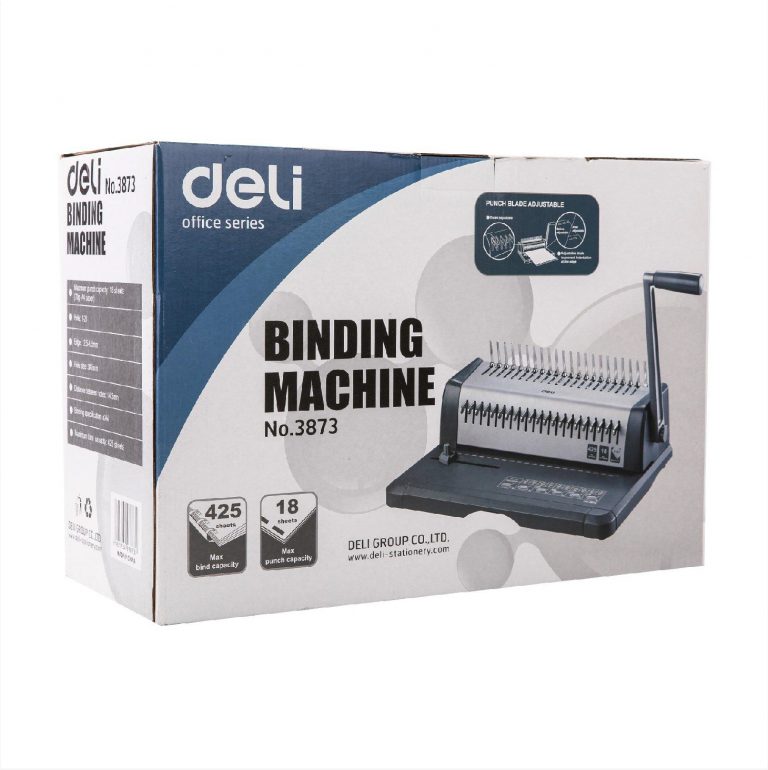 Deli Plastic Comb Binding Machine 3873 / Max Punch 18sh / Max Bind 425sh