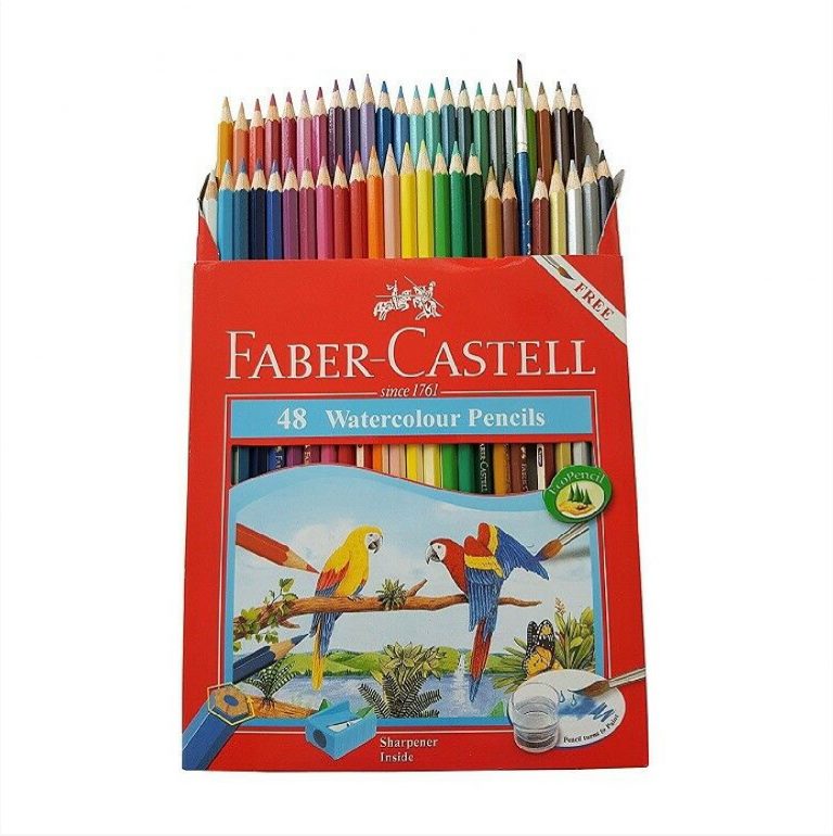 Faber Castell Watercolor Pencils 48 Colors / 114468 تلوين مائي خشب