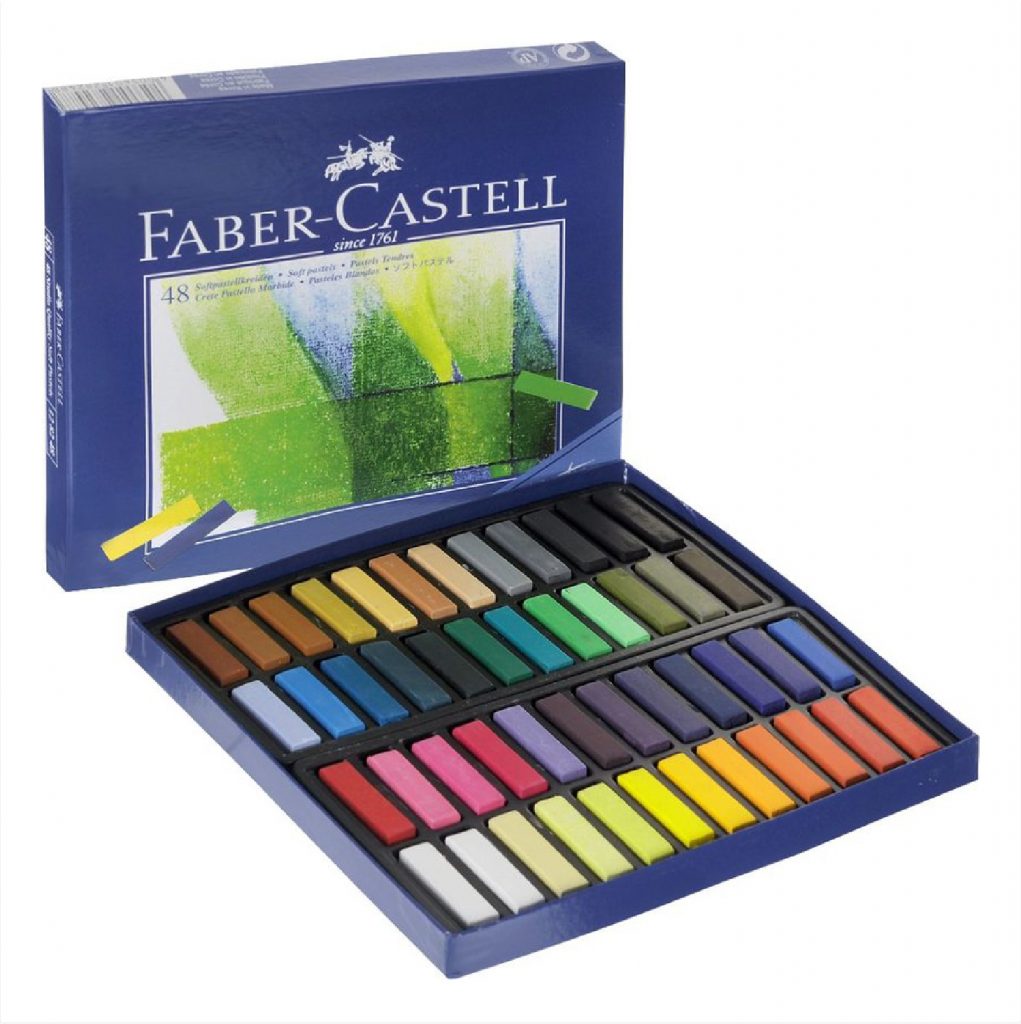Faber Castell Soft Pastels 48 Colors Short / 128248 تلوين باستيل طبشوري