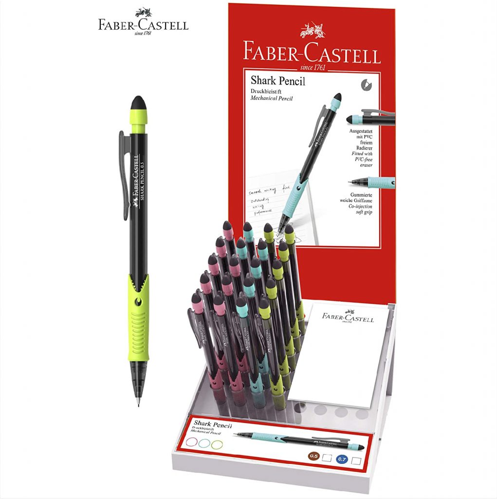 Faber Castell Shark Mechanical Pencil 0.5mm / 531510 قلم رصاص كباس