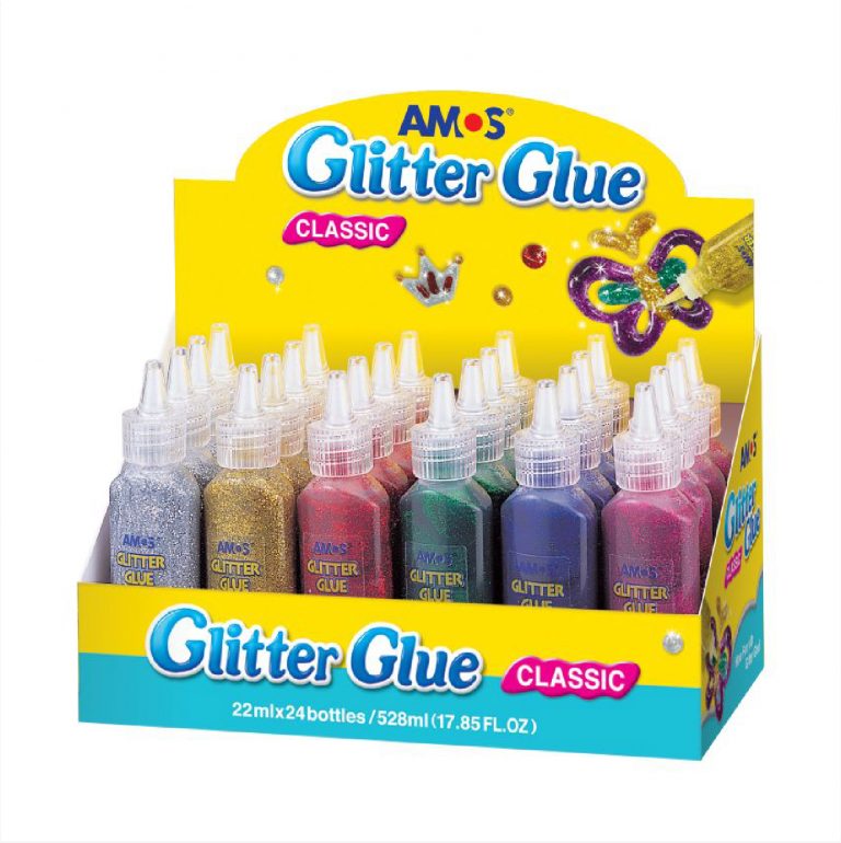 AMOS Glitter Glue 22ml / 6281 انبوب برق لاصق