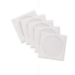 Paper Pouch* White CD Envelopes Window 125*125mm 50/Pack 100g غلاف سيدي مع فتحة