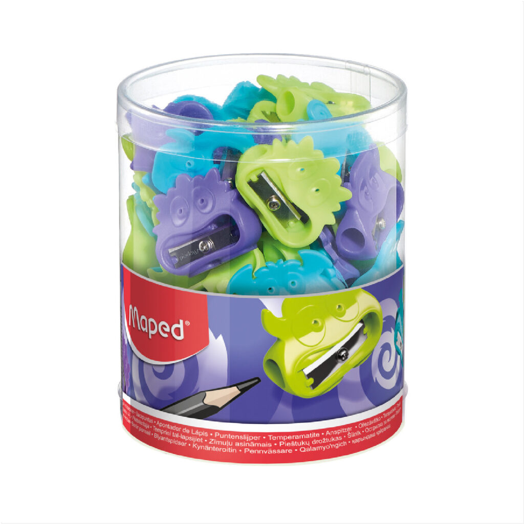 Maped VIVO Monsters Sharpener 1 Hole 75/Pack / 063511 مبراة