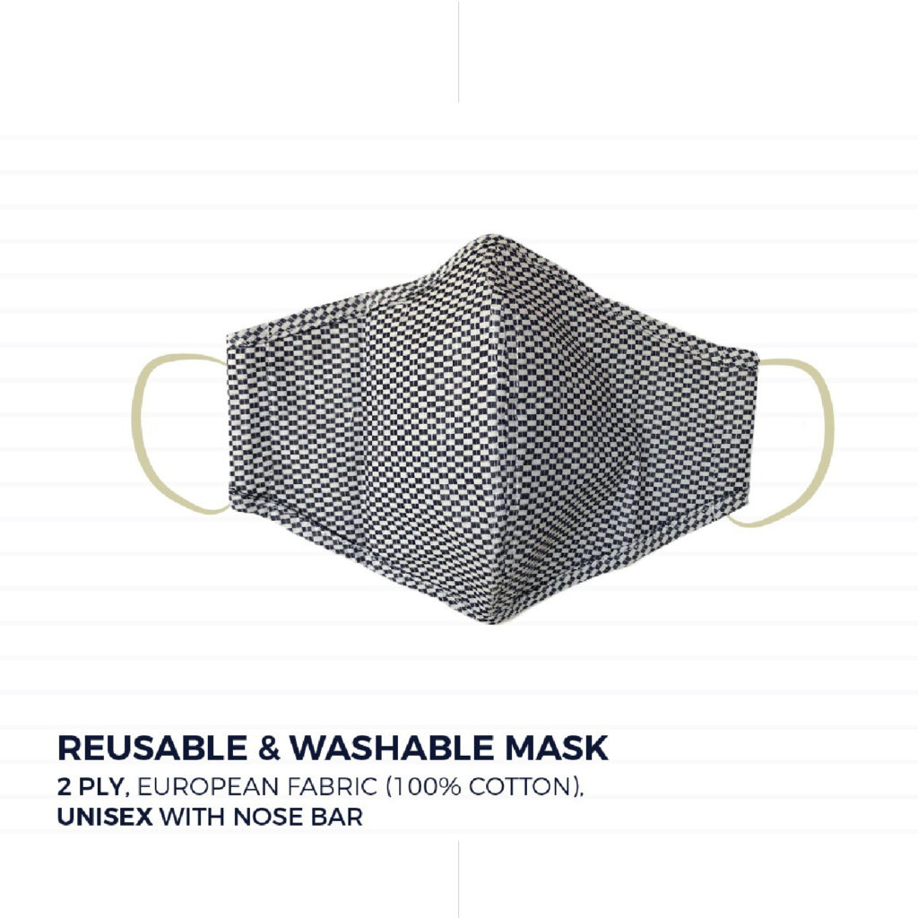 AM Adults Mask كمامة قماش اوروبي للكبار