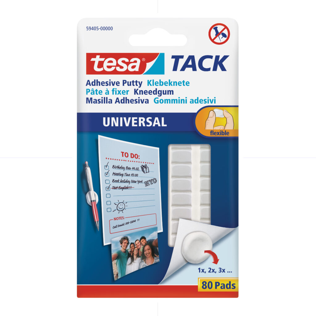 TESA TACK - IT / Adhesive Putty 80 Pads - 59405 معجون لاصق للحائط