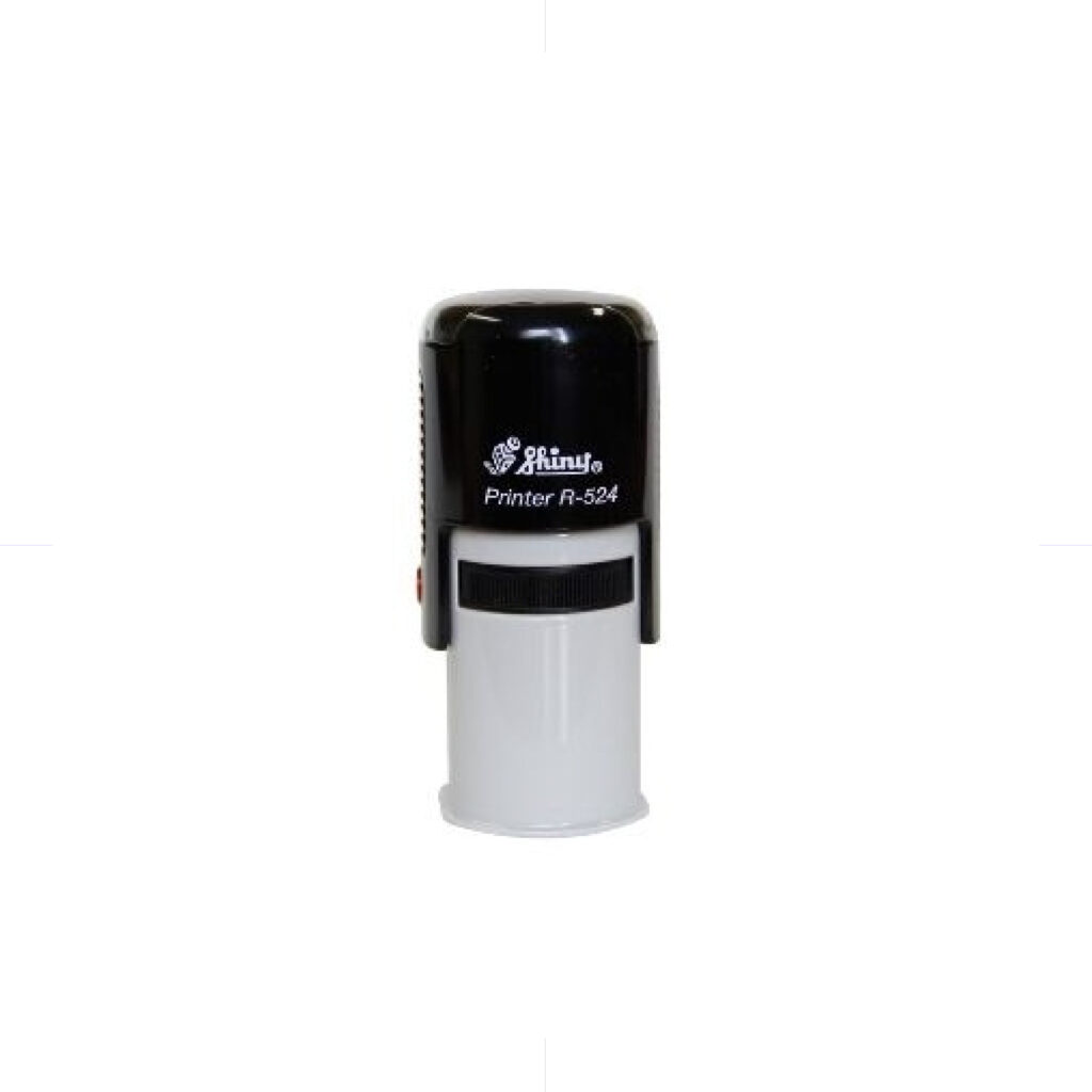 SHN ROUND Printer Stamp R-524 / 24mm ختم اوتوماتيك مدور