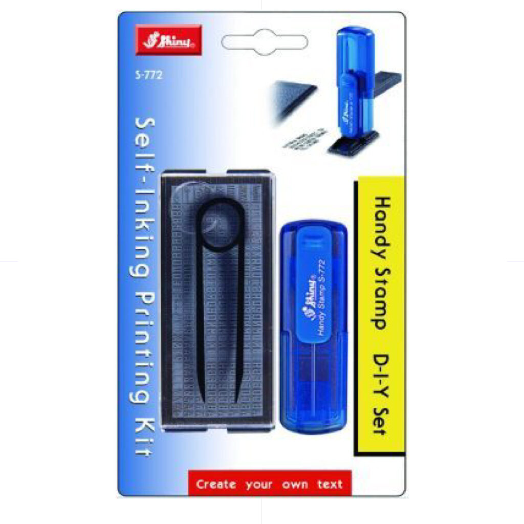 SHN Pocket / Handy Stamp S-772 Printing Kit English اصنع ختمك بنفسك