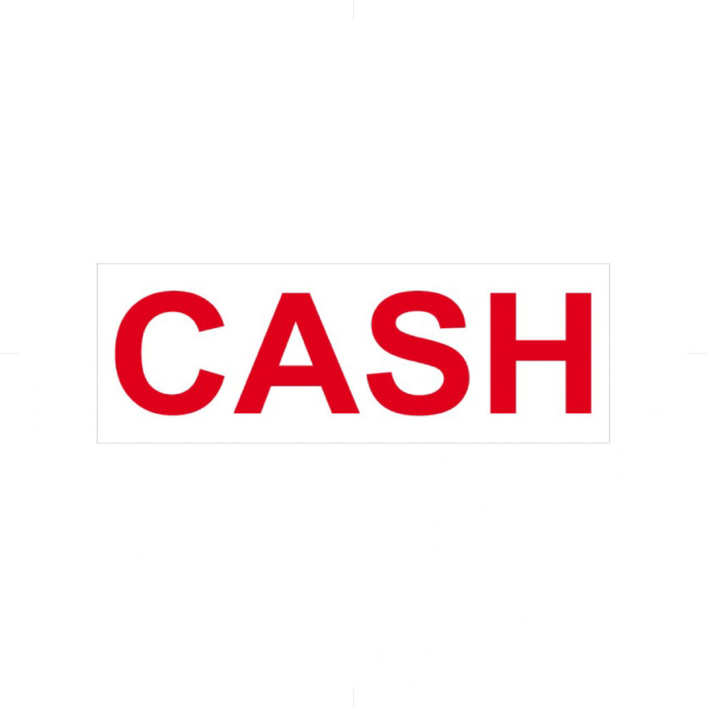 SHN Pre-Inked Stamp ( CASH ) / NC16 ختم ذاتي التحبير