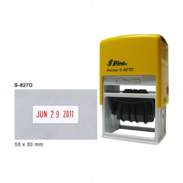 SHN Adjustable Dater Stamp S-827D / English / 50*30 ختم تاريخ مع فراغ