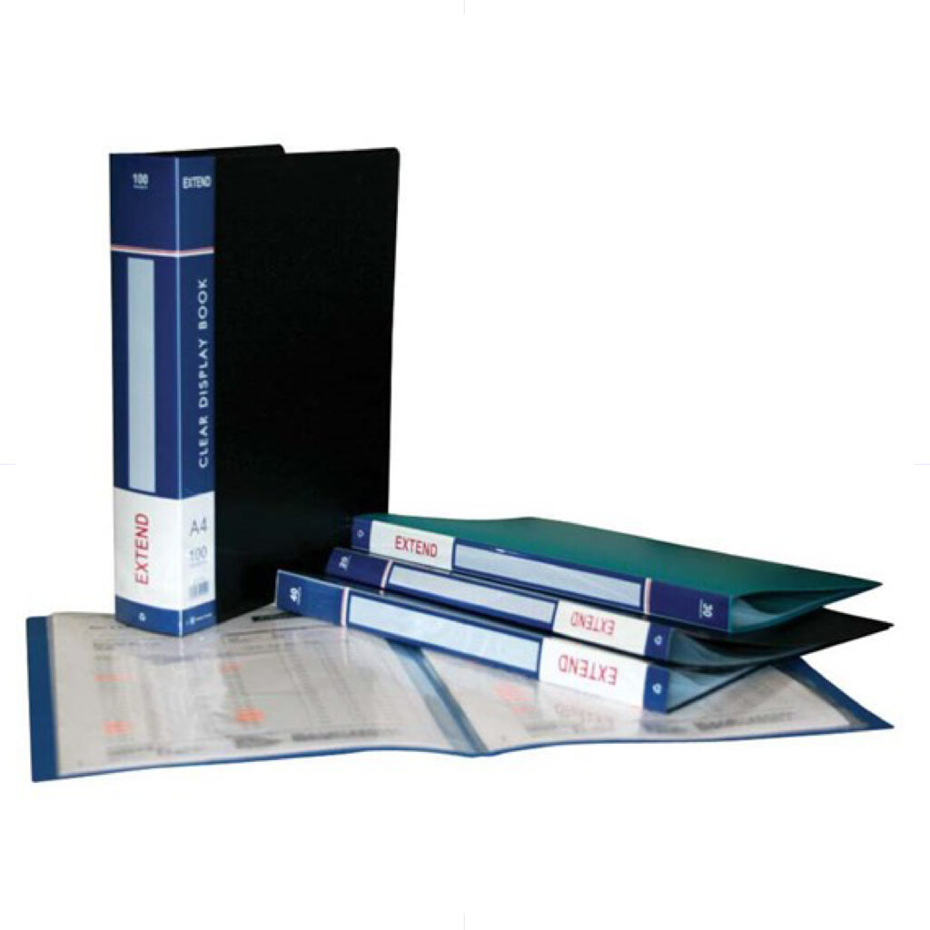 Extend Clear Display Book A4 / 20 Pockets / E20 ملف شيميز