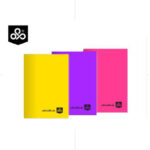 OPP Colori Plastic School Copy Book A5 Stitched 1 LINE 48sh 70g / UF4804/L دفتر شك مدرسي