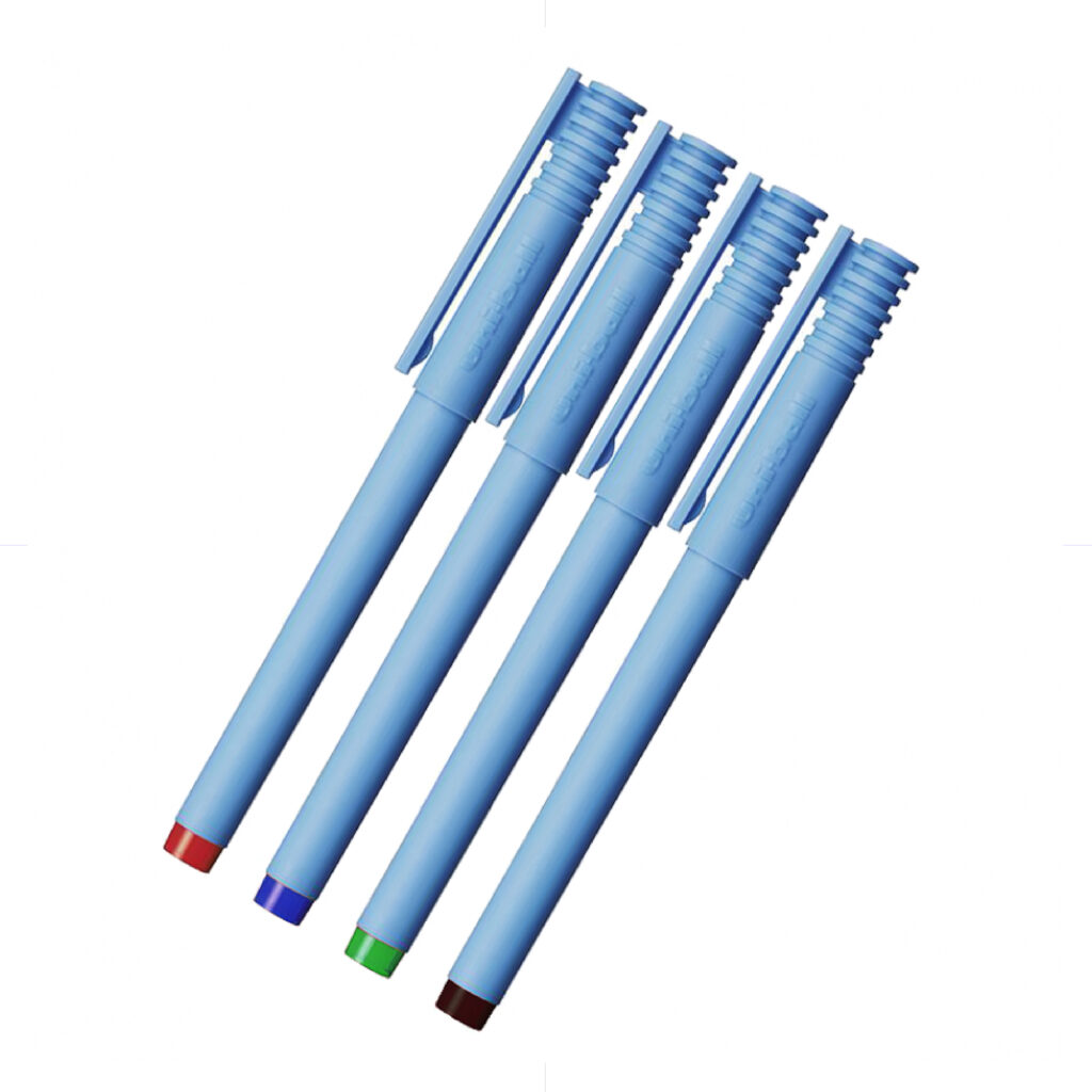 Uni-ball Metal Tip Ball Pen 0.7mm / UB-100 قلم حبر فاتر