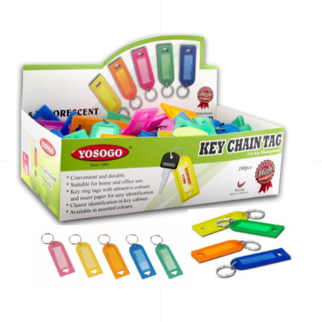 Key Chain Tag Holder 100/Pack / YSG 1199 تعليقة مفاتيح