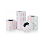 Price Labeller Roll / DT رول تسعير خطين احمر