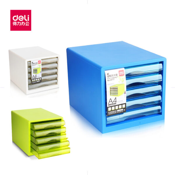 Deli File Cabinet 5 Drawers / 9777 جارور مكتب ملون