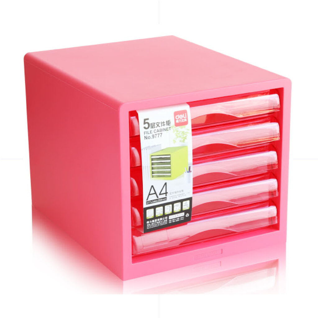 Deli File Cabinet 5 Drawers / 9777 جارور مكتب ملون