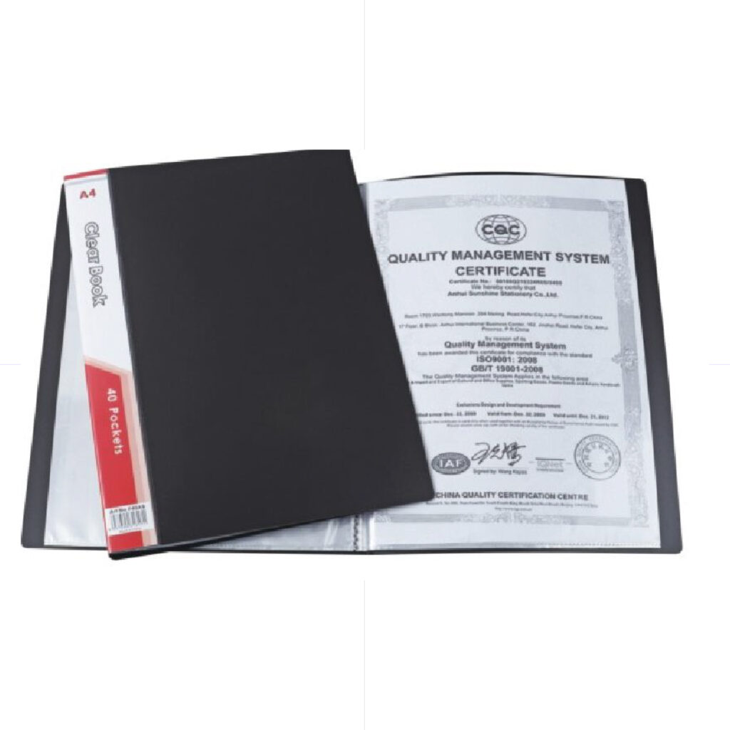 Foska Clear Display Book A4 / 30 Pockets / F30AB ملف شيميز 30 جيبة