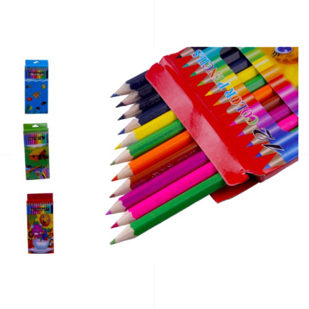 OPAL / B4S Coloring Pencils 12 Colors تلوين خشب 12 لون طويل