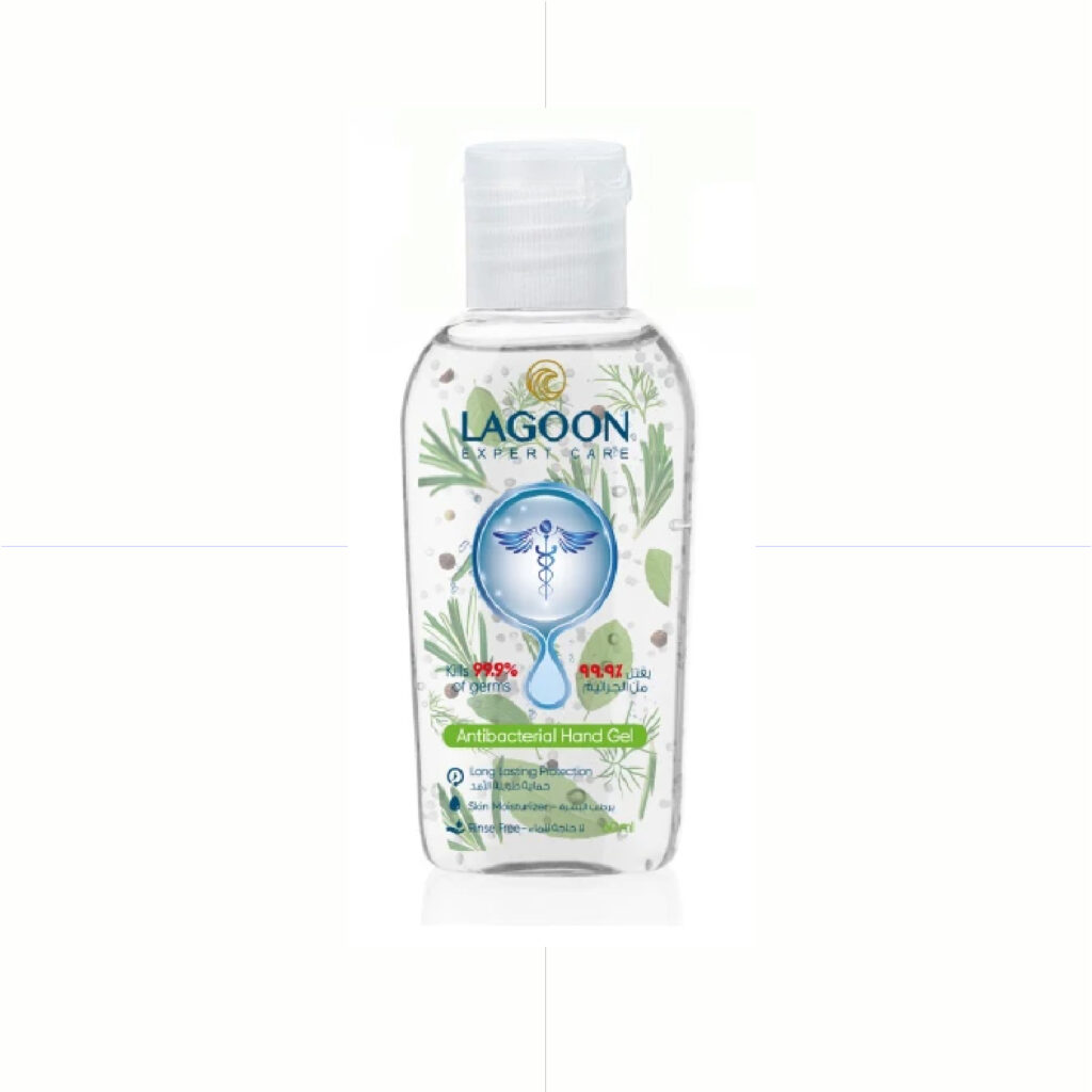 LAGOON Hand Sanitizer Gel 80ml جل معقم لليدين