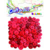 CFA Plastic Colored Buttons 10-15mm Red / CA-232 ازرار بلاستيك للاشغال