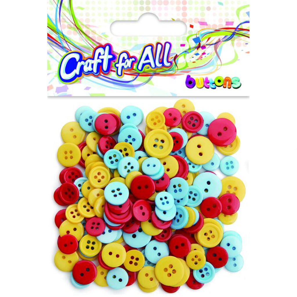 CFA Plastic Colored Buttons 10-15mm / CA-239 ازرار بلاستيك للاشغال