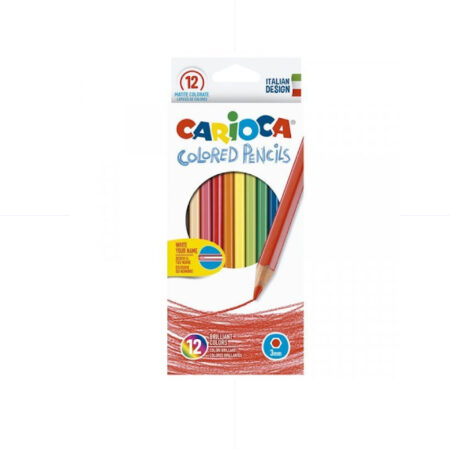 Carioca Coloring Pencils 12 Colors / 40380 تلوين خشب طويل