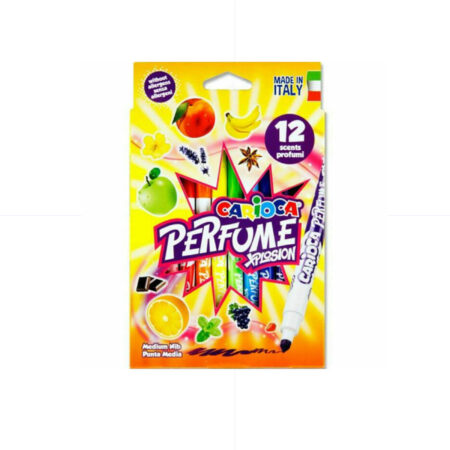 Carioca Perfume Fibre Tip Pens 12 Colors / 42672 تلوين ذو رائحة