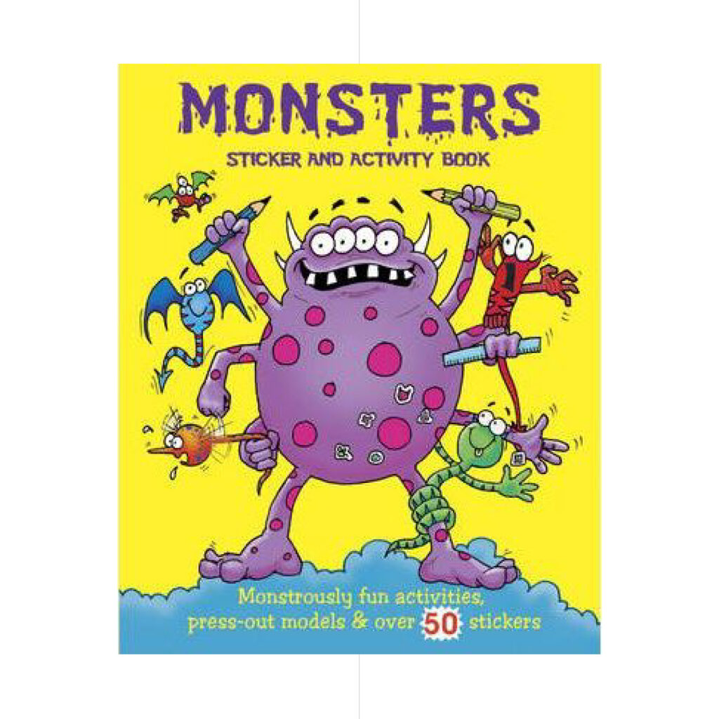 Monsters Sticker And Activity Book S & A Scary