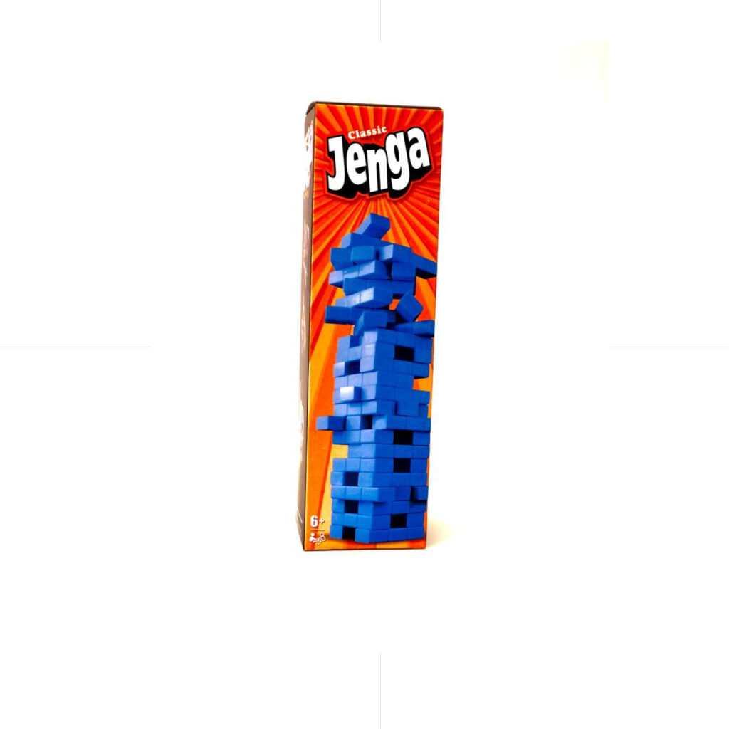 TOYS / JENGA Plastic Blocks 54pcs 6+ 0149E لعبة تحدي