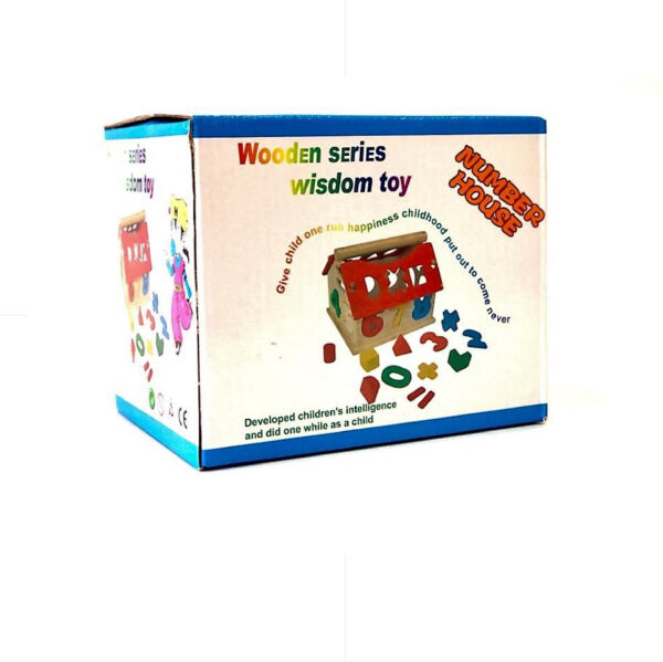 TOYS / Number House Hooden DE-330 بيت خشب بازل تعليمي