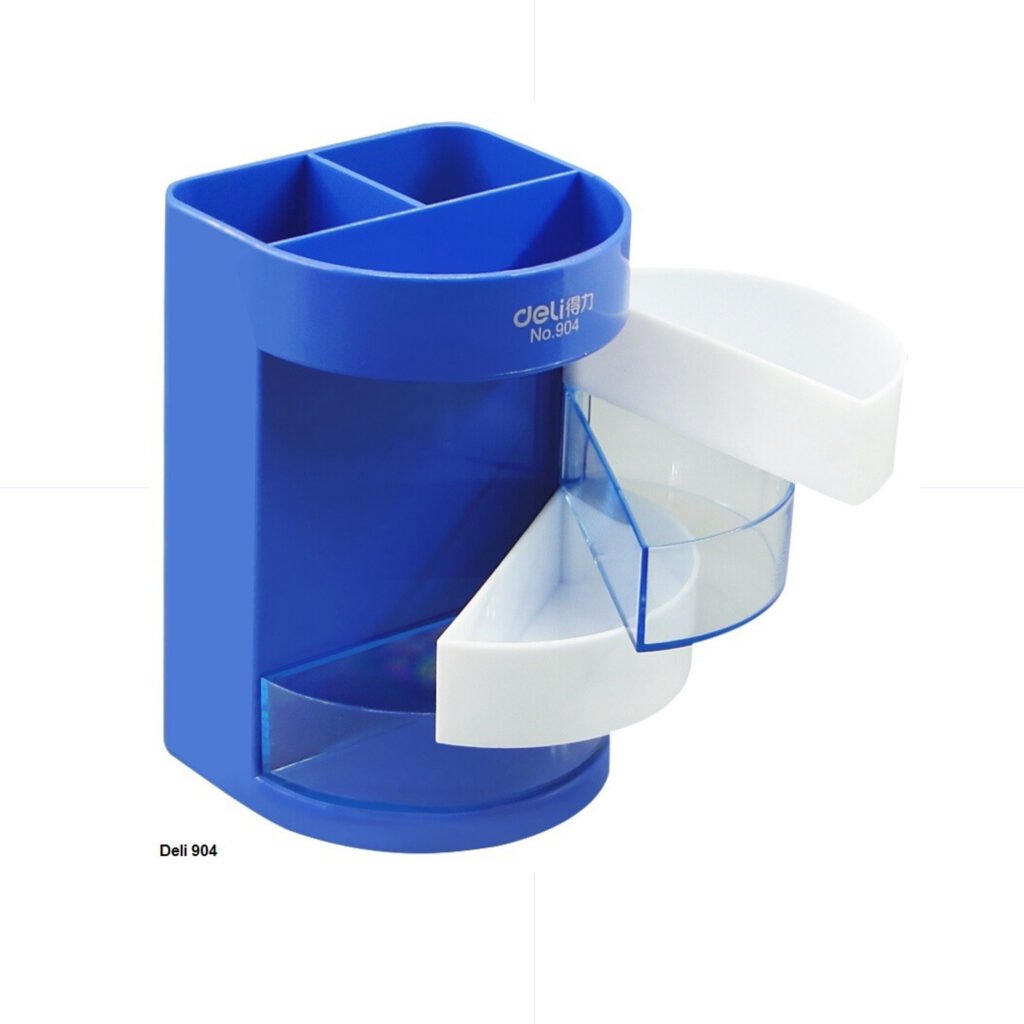 Deli Desk Organizer Round With Drawer / 904 ستاند مكتب للقرطاسية