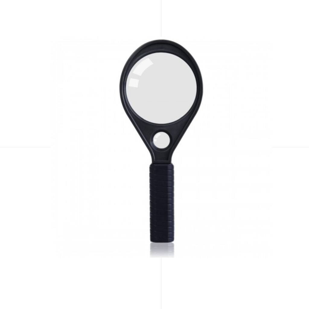 Deli Magnifier 75mm 2.5x & 5x / 9090 مكبر