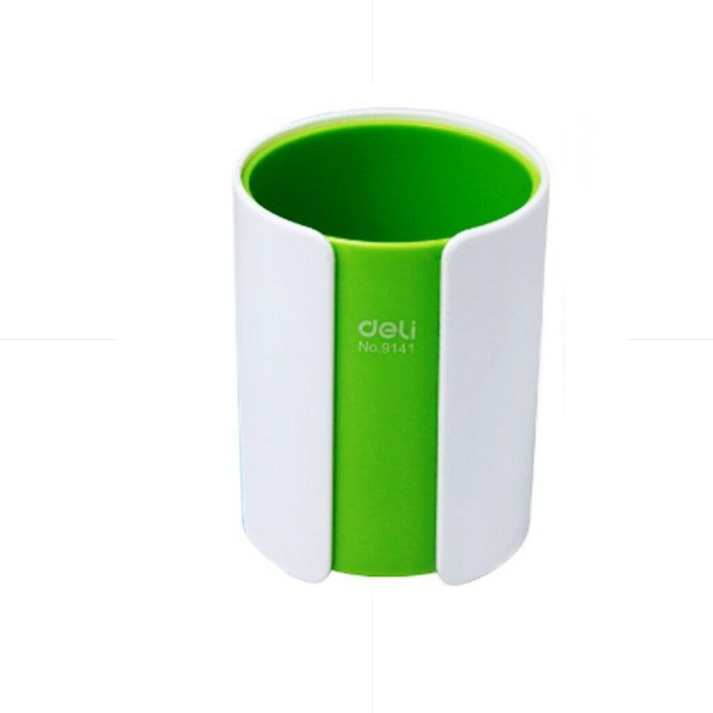 Deli Plastic Pen Holder Round / 9141 ستاند  كباية اقلام