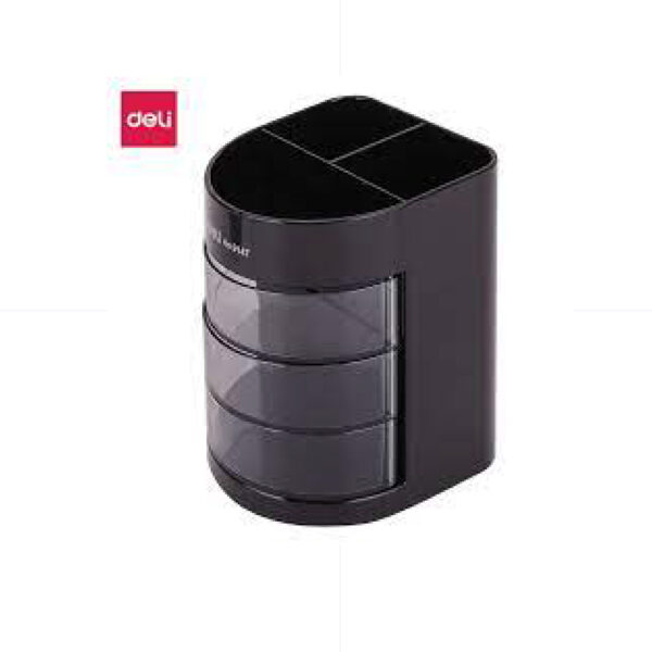 Deli Desk Organizer Round With Drawer / 9147 ستاند مكتب للقرطاسية