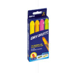 AMOS DRY Highlighter 4 Colors / Ink Jet Safe علبة اقلام فوسفوري