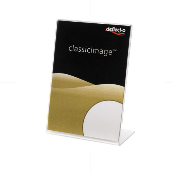 Deflect-O Plexi L-Shape Slanted Sign Holder 10.2*15.2cm - 69411 ستاند عرض