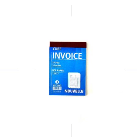 Cube Invoice Book Small NCR 3 Copies / 25sh دفتر فواتير 3 نسخ صغير