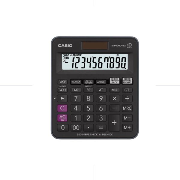 CASIO Calculator MJ-100D PLUS / 0-00 / 10 digits ORIGINAL الة حاسبة