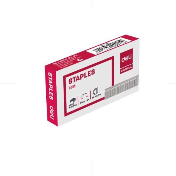 Deli Staples 23/10 For 60sh 500pcs / 0015 خرطوش مكبس