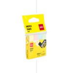 Deli Sticky Notes A10902 Adhesive Index Tabs Pastel 50*12mm 4 Col. 400sh ورق لاصق للفهرسة