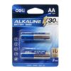 Deli Alkaline Battery AA LR6 2pcs / 18500 بطاريات