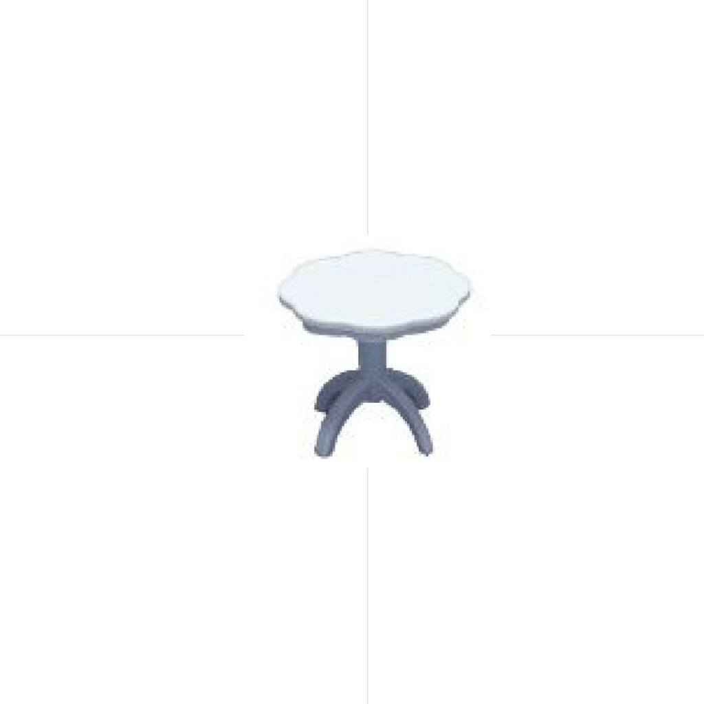 CFA Maquette / Balcony Table H-28mm 1pc 1:25 / CA-958 طاولة