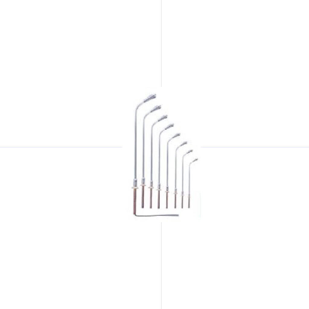 CFA Maquette / Arc Single-End Brass Lamp White H-100mm 1pc 1:100 / CA-1083 لمبة شارع