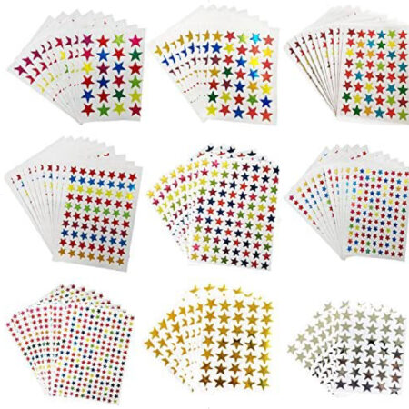 CL Stickers Stars 5sh / AH15721 ستيكرز نجوم كبير