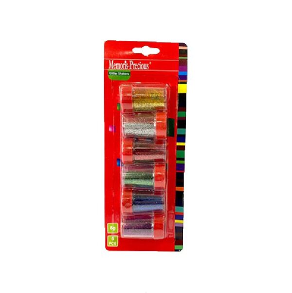 Glitter Powder Blister 6 Colors / Memoris MF10317 برق بودرة