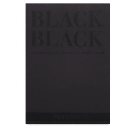 Fabriano Drawing Pad BLACK A4 / 300g / 20sh دفتر رسم اسود