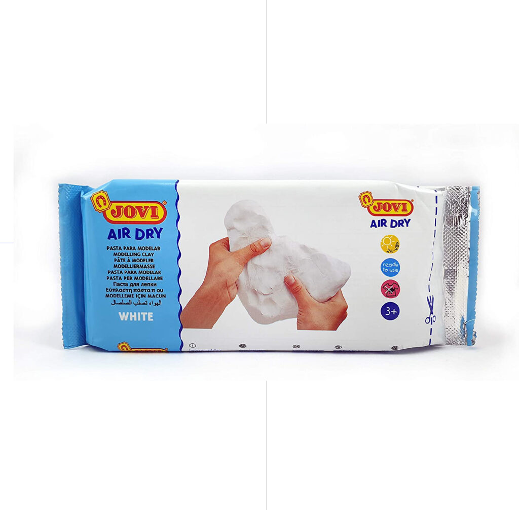 Jovi Natural Air Dry Clay 500g White / 85 معجون اشغال ابيض