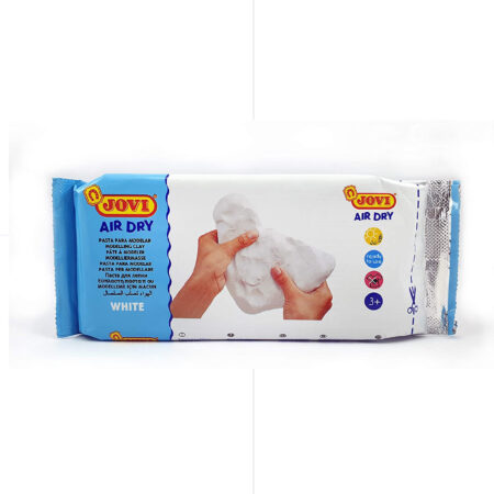 Jovi Natural Air Dry Clay 500g White / 85 معجون اشغال ابيض